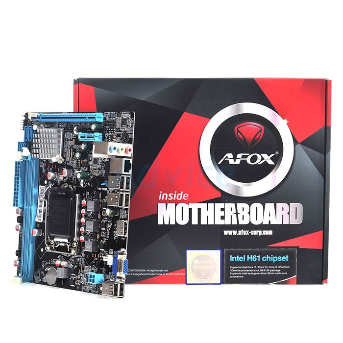 AFOX IH61-MA5 DDR3 MICRO-ATX INTEL MOTHERBOARD