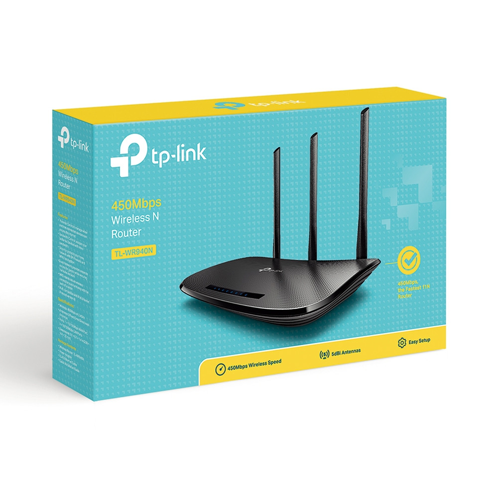 TP-Link TL-WR940N 450Mbps Wireless N Router