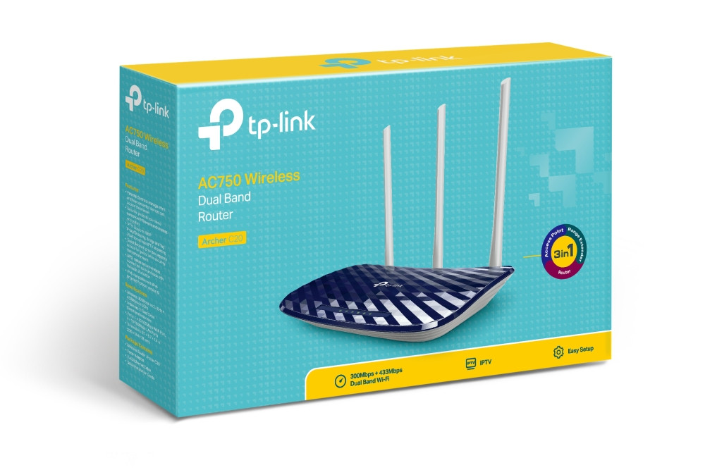 Archer C20 AC750 Wireless Dual Band Router